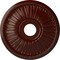 Ekena Millwork Berkshire Medallion (Canopies up to 6 3/8"), 20 1/8"OD x 3 7/8"ID x 1 7/8"P, Brushed Mahogany CM20BE1BMF - alternate 1